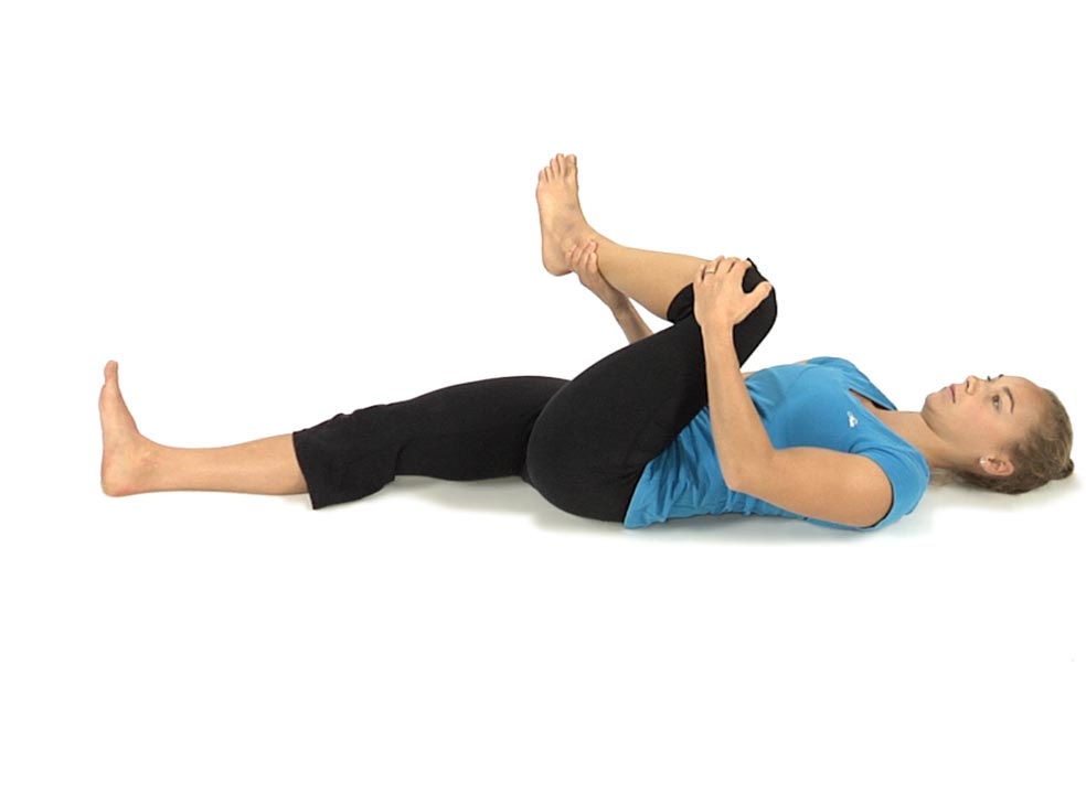 Supine Piriformis Self Stretch Above Degrees Rehab Links System